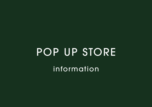 阪急メンズ大阪にてPOPUP STORE開催のお知らせ